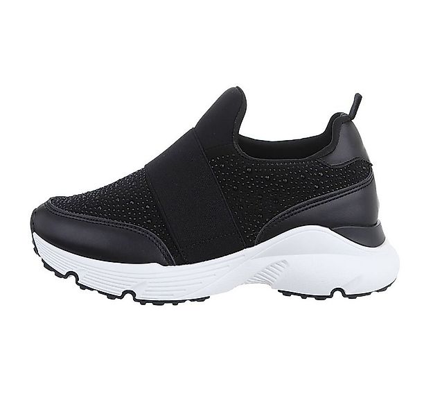 Ital-Design Damen Low-Top Freizeit Sneaker Keilabsatz/Wedge Sneakers Low in günstig online kaufen