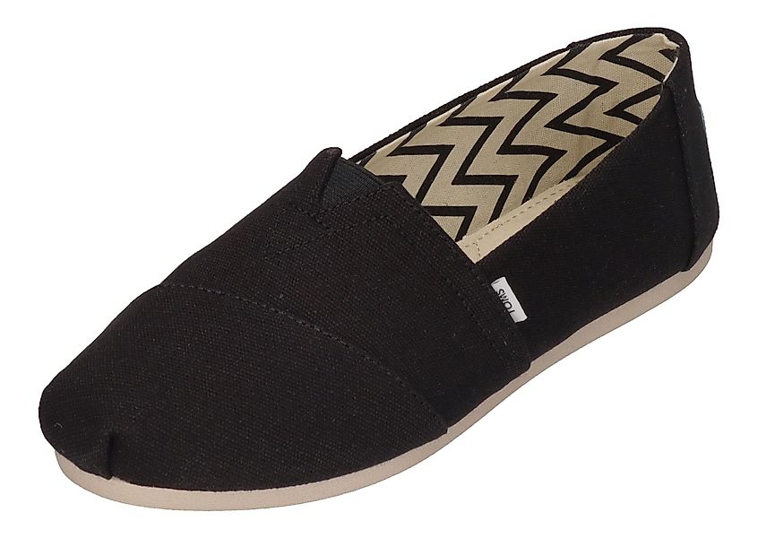 TOMS ALPARGATA Espadrille Black White günstig online kaufen