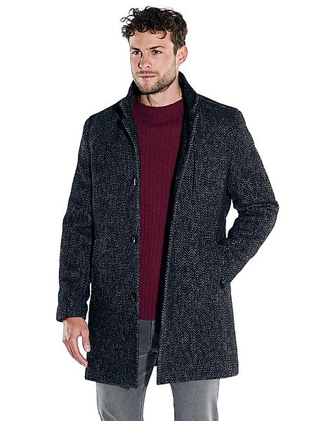 emilio adani Kurzmantel Herren Mantel, Schwarz günstig online kaufen