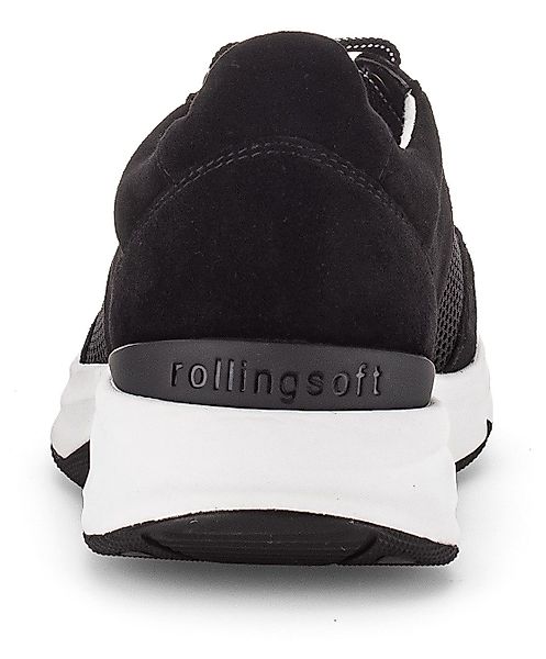 Gabor Rollingsoft Keilsneaker, Freizeitschuh, Halbschuh, Schnürschuh, Logos günstig online kaufen