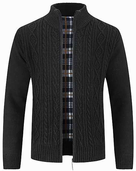 Allthemen Cardigan mit Stehkragen Herren warme günstig online kaufen