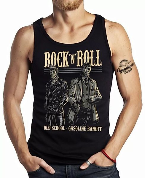 GASOLINE BANDIT® Tanktop Rockabilly Muskel-Shirt: Old School Rock'n' Roll günstig online kaufen