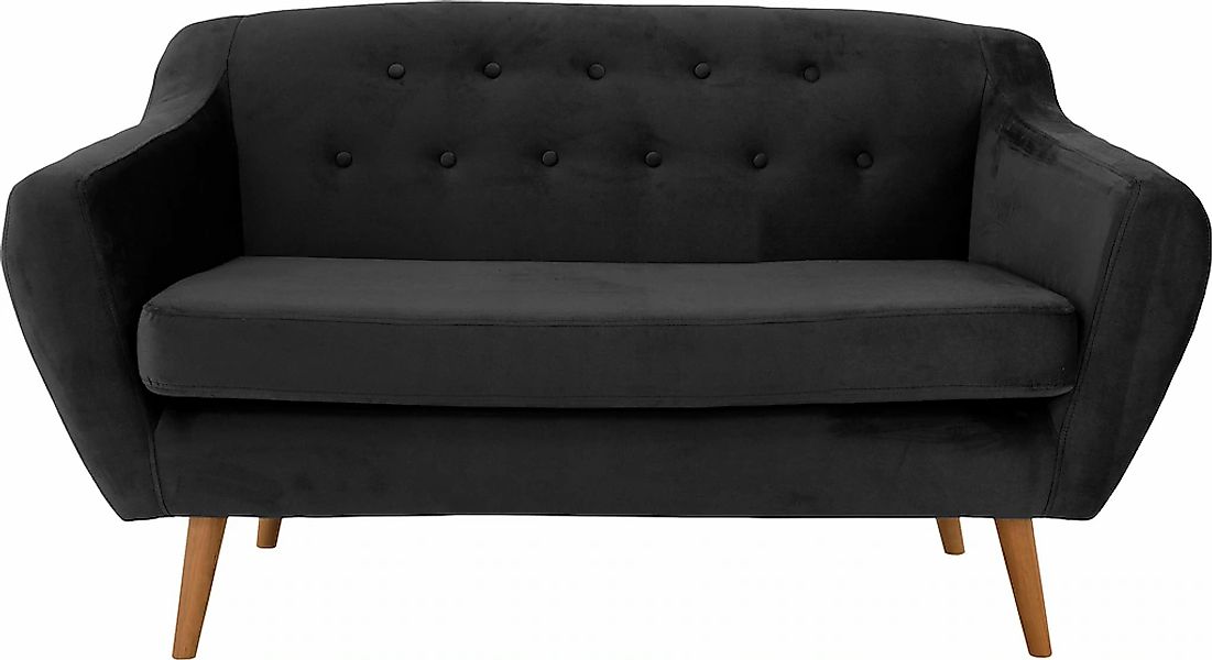 Home affaire 2-Sitzer "Renne" mit Heftung im Rücken im skandinavischem Stil günstig online kaufen