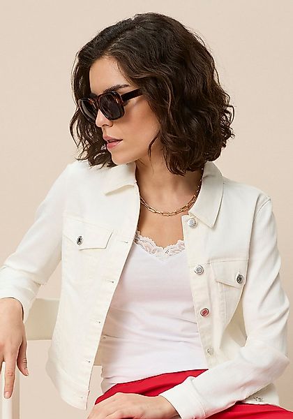 Laura Scott Sonnenbrille mit goldfarbenen Metalldetail am Bügelansatz braun günstig online kaufen