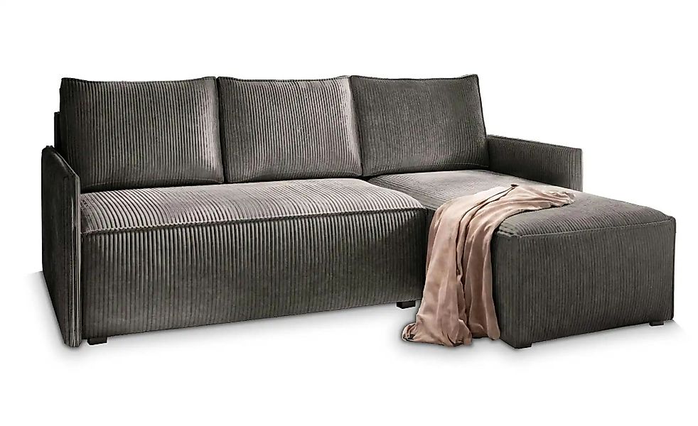 MASSENO Ecksofa mit Schlaffunktion Perusi ¦ grau ¦ Maße (cm): B: 206 H: 85 günstig online kaufen