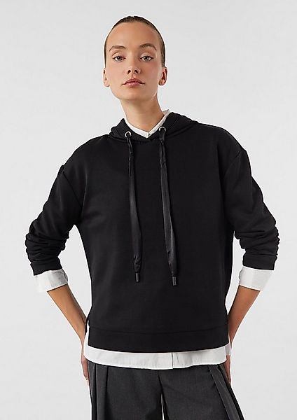 comma Sweatshirt Sweatshirt Weiches Sweatshirt mit Kapuze günstig online kaufen