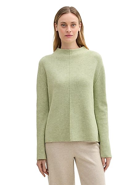 TOM TAILOR Stehkragenpullover mit LENZING™ EcoVero™ günstig online kaufen