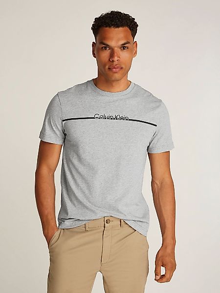 Calvin Klein "SPLIT LINE LOGO T-SHIRT" mit Logoprint günstig online kaufen