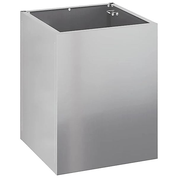 vidaXL Garten-Pflanzgefäß Verzinkter Stahl 32 x 32 x 40 cm 876348 günstig online kaufen