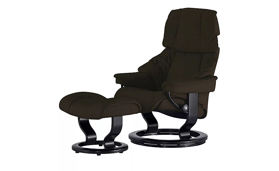 Stressless Relaxsessel mit Hocker  Reno - braun - 75 cm - 106 cm - 75 cm - günstig online kaufen