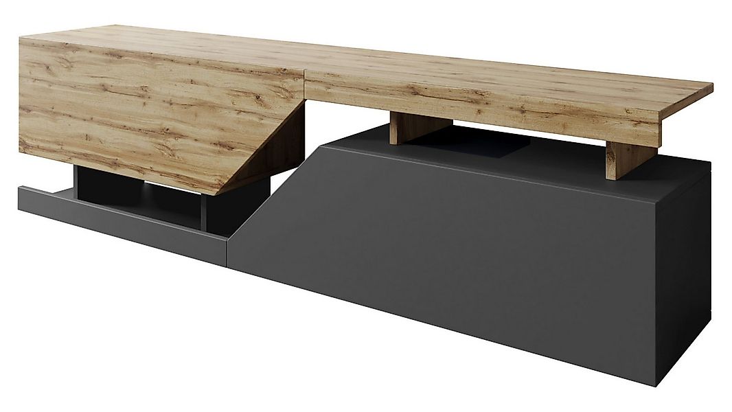 MIRJAN24 TV-Schrank Ceelias 160 (mit 2 Klappen/Türen) Grifflose Öffnen mit günstig online kaufen