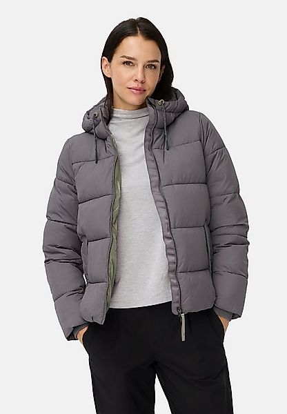 camel active Steppjacke mit Kapuze Langarm Kapuze Markenlogo günstig online kaufen