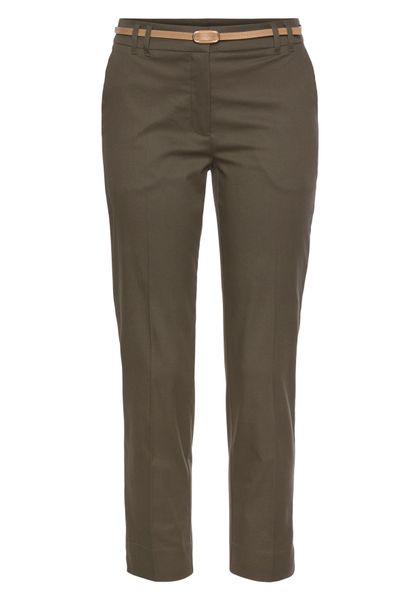 Vivance Chinohose (mit Gürtel in Lederoptik) günstig online kaufen
