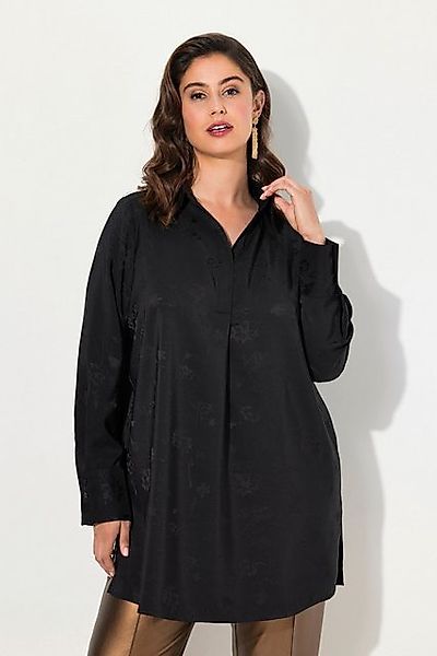 Ulla Popken Tunika Longtunika Satin Struktur günstig online kaufen