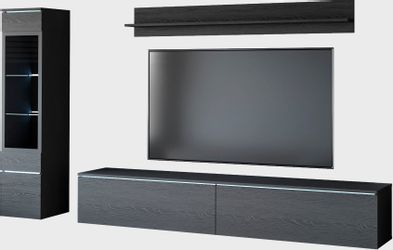 INOSIGN Wohnwand "VERA I, Vitrinen Türanschlag links/rechts wechselbar" Kom günstig online kaufen
