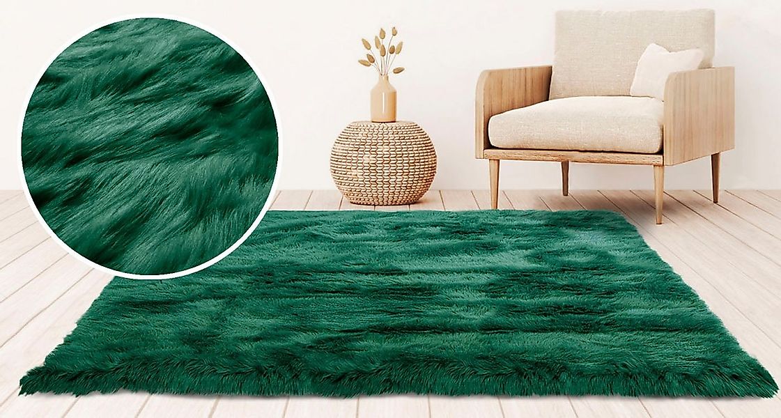 OTTO home Hochflor-Teppich Valeria, Fellteppich, kuschelig, flauschig, rech günstig online kaufen