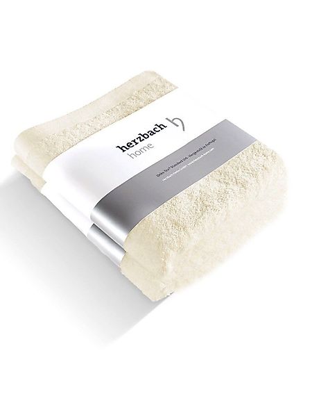 Herzbach Home Handtuch Set Pura, (2-St), günstig online kaufen