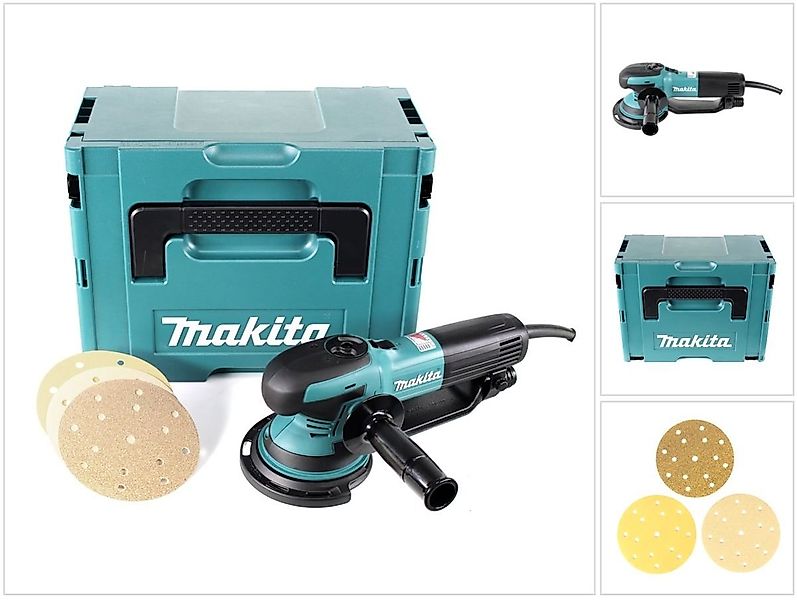 Makita Exzenterschleifer BO 6050 J 750 W 150 mm Exzenter - Rotationsschleif günstig online kaufen