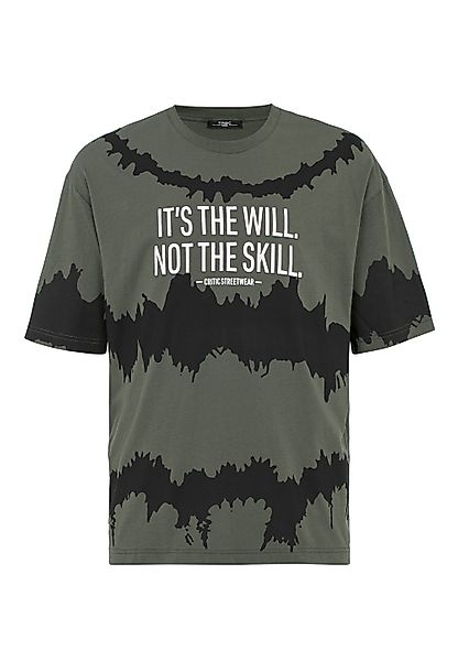 RedBridge T-Shirt mit Statement-Print Stylisches Oversize günstig online kaufen