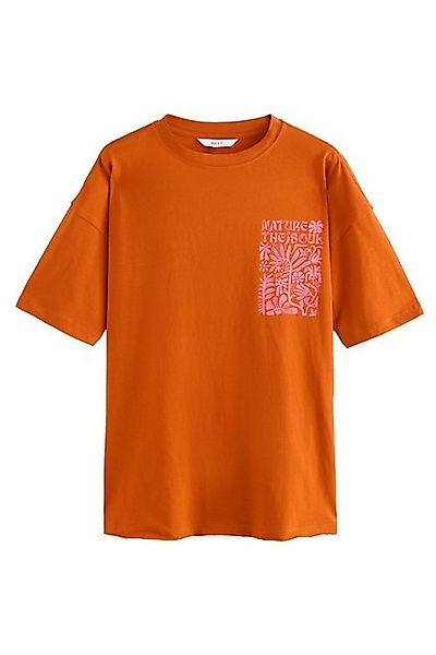 Next T-Shirt Relaxed Fit T-Shirt, Nahtdetails günstig online kaufen