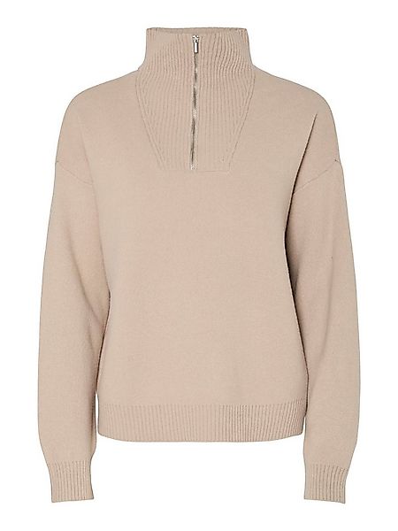 pieces Troyer PCOREE LS HALF ZIP KNIT PWP BC günstig online kaufen