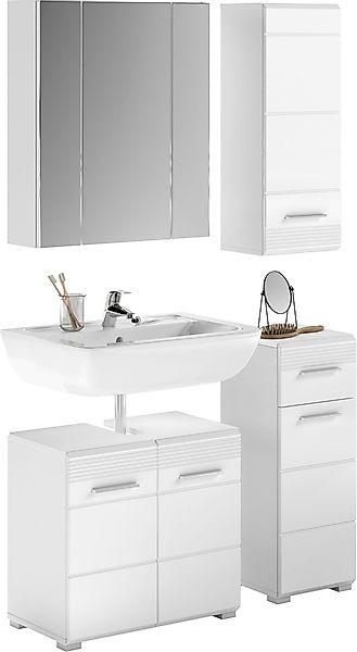 INOSIGN Badmöbel-Set »Malmö, 4 teilig, bestehend aus:«, (Set, 4 St.), Wasch günstig online kaufen