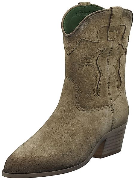 Felmini Stiefelette Leder . Cowboy Stiefelette günstig online kaufen