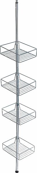 WENKO Teleskopregal "Domaso" 4 Ablagen günstig online kaufen