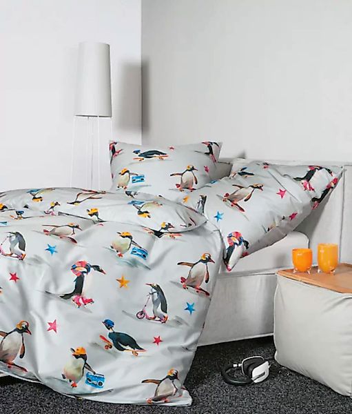 Janine Bettwäsche »Mako-Satin42132 09«, mit Reissverschluss günstig online kaufen