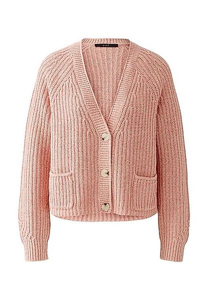 Oui Strickjacke LAFONYA Strickjacke Baumwollmischung günstig online kaufen