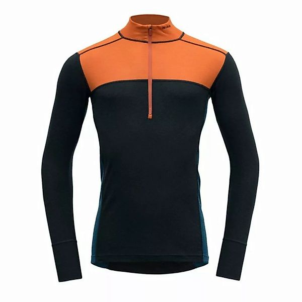 Devold Outdoorhemd LAUPAREN MERINO 190 ZIP NECK orange/schwarz günstig online kaufen