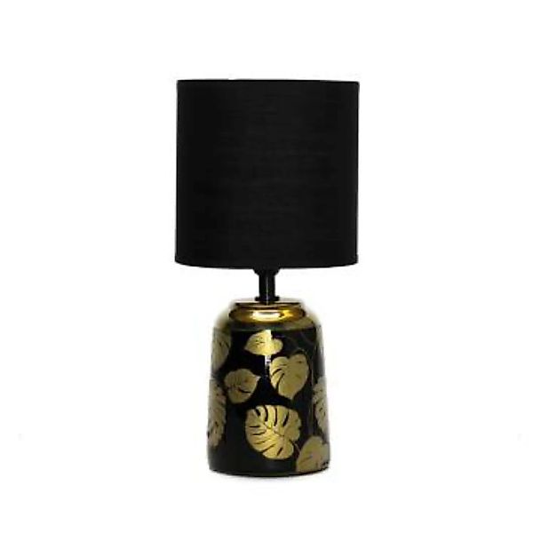 Tischlampe Schwarz Gold Wohnzimmer Nachttisch EAWAN günstig online kaufen