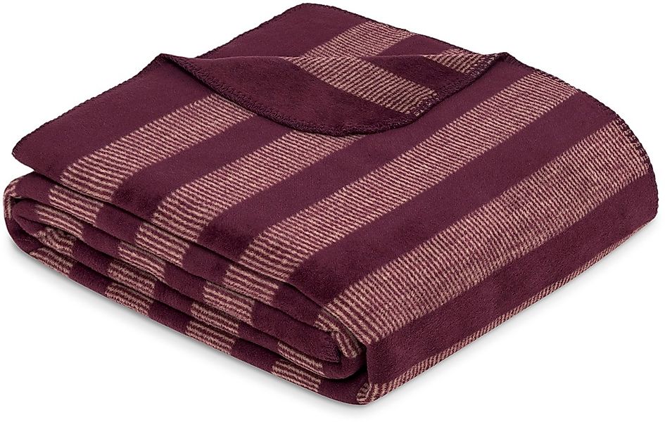 IBENA Wohndecke "Wohndecke s.Oliver" in zeitlosem Streifen-Look günstig online kaufen