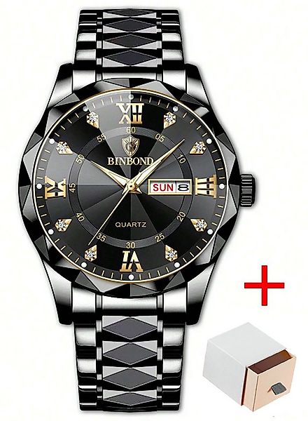 ibettertec Quarzuhr Quarzuhr Multifunktionsuhr Armbanduhr, Chronograph Herr günstig online kaufen