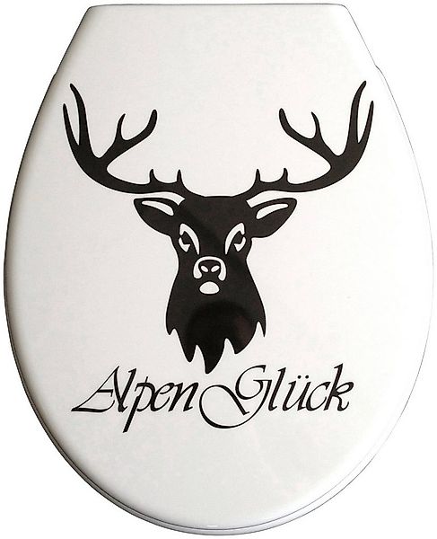 ADOB WC-Sitz Alpenglück, Absenkautomatik, zur Reinigung abnehmbar günstig online kaufen