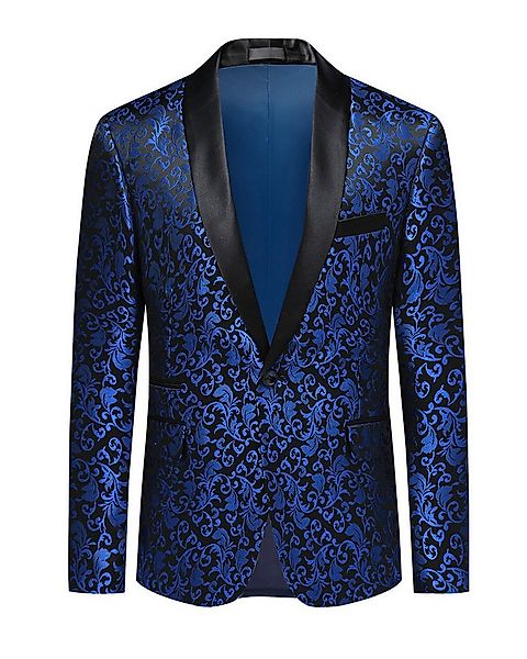 Allthemen Smokingsakko Herren Sakko Bunt Jacquard Glitzer Smokingjacke für günstig online kaufen