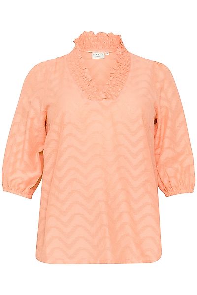 KAFFE Curve Langarmbluse Langarm-Bluse KCvitana Große günstig online kaufen