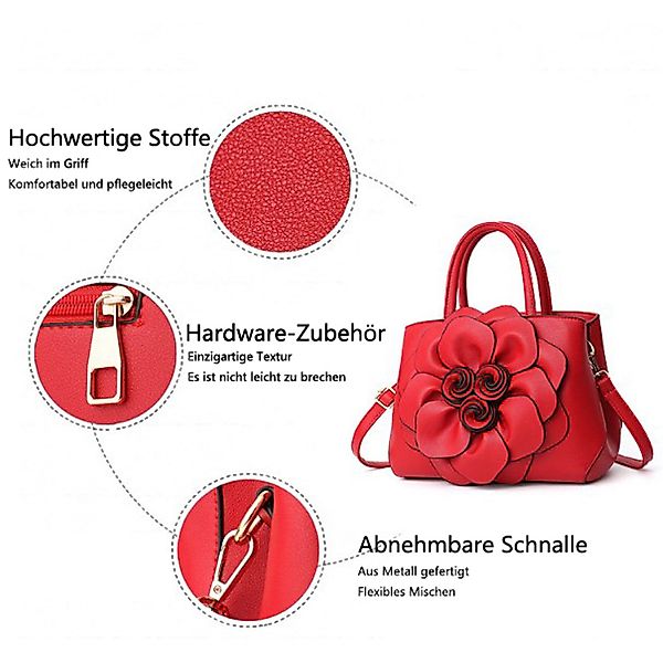 autolock Henkeltasche Henkeltasche Einfarbige Handtasche mit günstig online kaufen