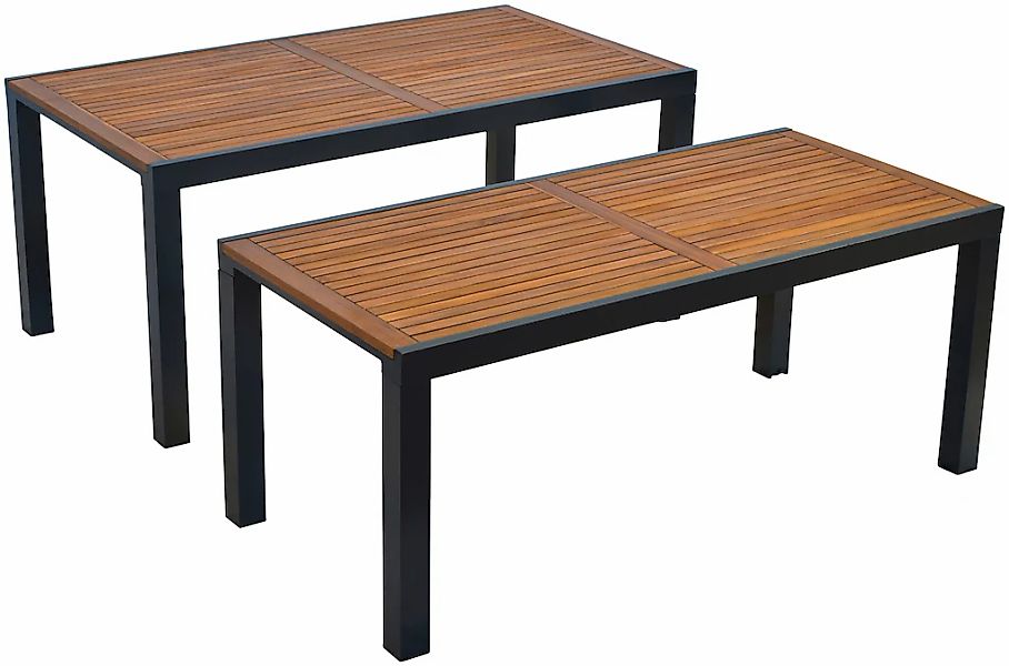MERXX Gartentisch "Flex", BxTxH: 180-300x100x74/80 cm günstig online kaufen