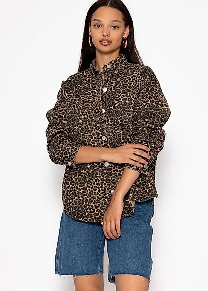 SASSYCLASSY Blusenjacke Hemdjacke aus Jeansstoff mit günstig online kaufen