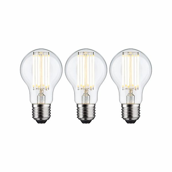 Paulmann "Eco-Line Filament 230V LED Birne E27 3er-Set 1055lm 5W 3000K Klar günstig online kaufen