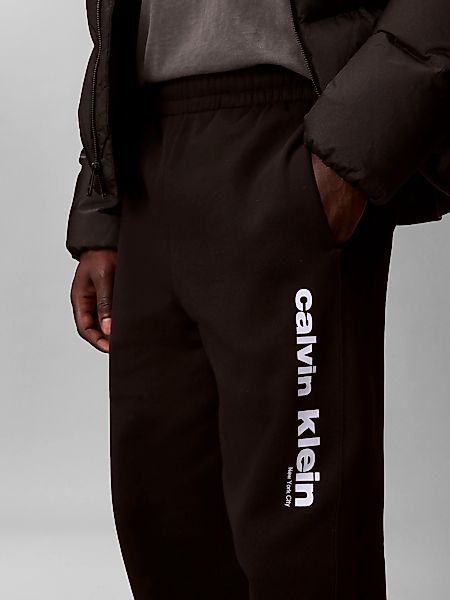 Calvin Klein Sweathose Regular Fit, seitlicher Logo-Schriftzug günstig online kaufen