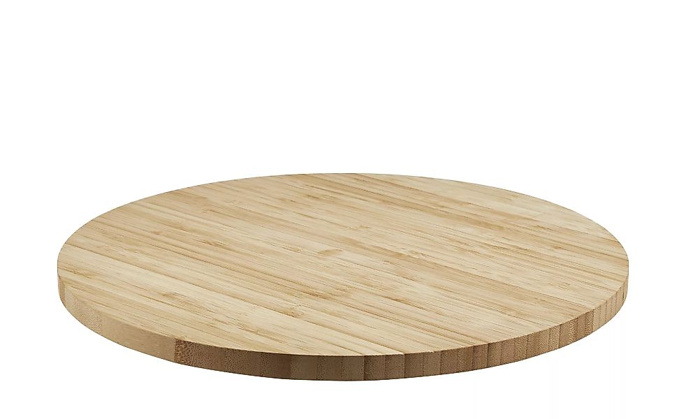KHG Drehteller - holzfarben - Bambus - 3 cm - Geschirr > Platzteller - Möbe günstig online kaufen