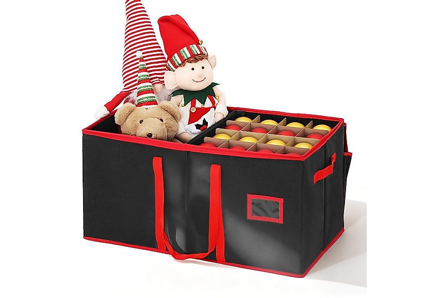 Salcar Aufbewahrungsbox Weihnachtskugel 128 Fächer Christbaumkugel Aufbewah günstig online kaufen