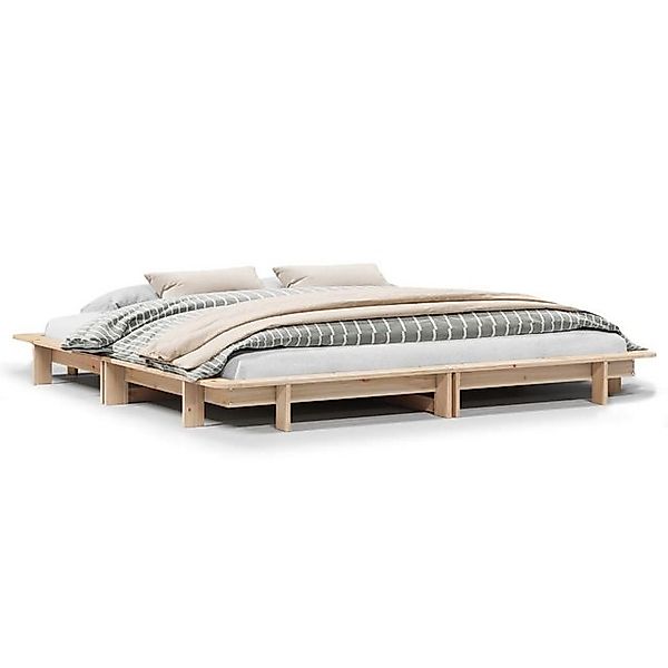 vidaXL Bett, Massivholzbett ohne Matratze 180x200 Kiefernholz günstig online kaufen