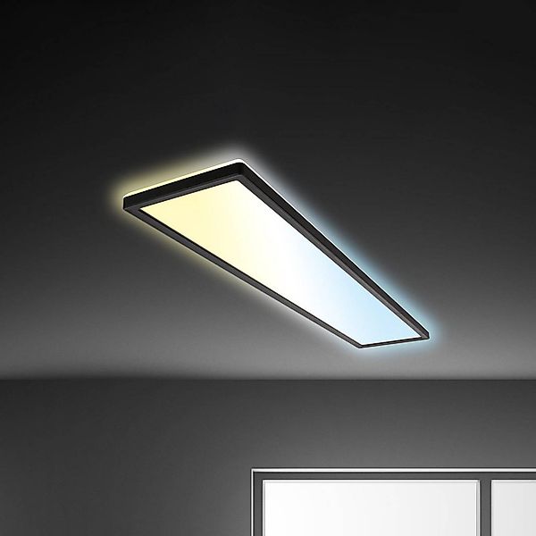 LED-Panel Tava CCT, schwarz, 98 x 20 cm Backlight Kunststoff günstig online kaufen