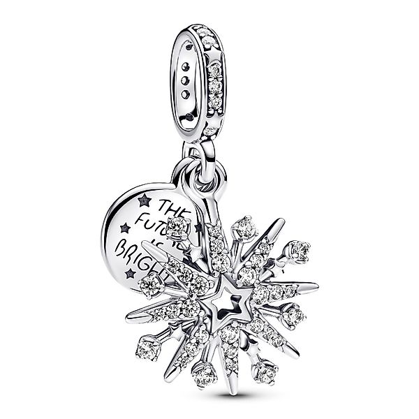 Pandora Kettenanhänger Charm- Silber Funkelndes Feuerwerk günstig online kaufen