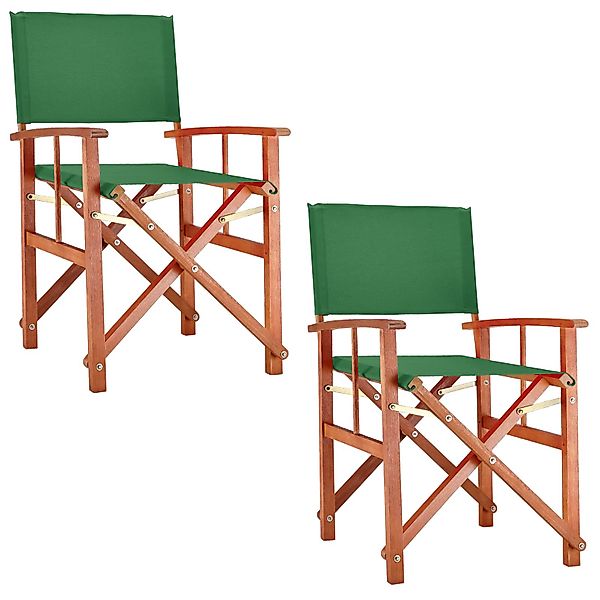 Casaria Regiestuhl Cannes (2 St), Grün günstig online kaufen