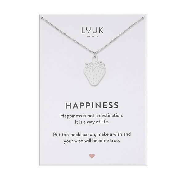 LUUK LIFESTYLE Kette mit Anhänger Erdbeere, günstig online kaufen