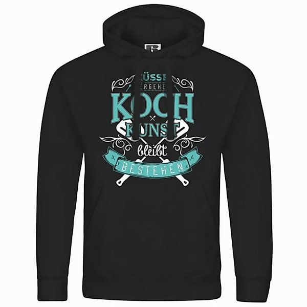 deinshirt Kapuzenpullover Herren Kapuzenpullover Küsse vergehen Kochkunst b günstig online kaufen